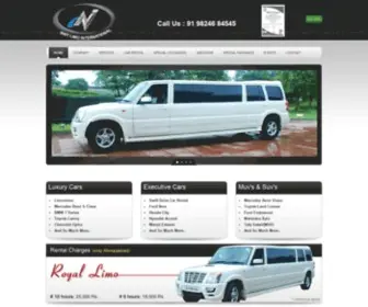 NWtlimoint.com(Ahmedabad Car Rental) Screenshot