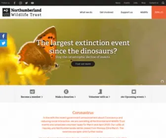 NWT.org.uk(Northumberland Wildlife Trust) Screenshot