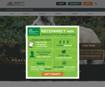 NWtrek.org(Northwest Trek Wildlife Park) Screenshot