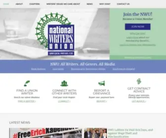 Nwu.org(National Writers Union) Screenshot