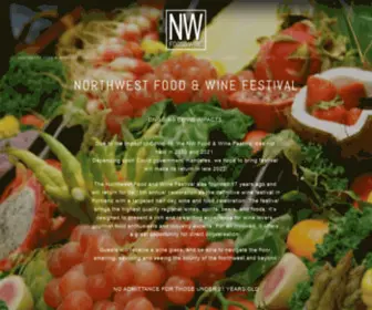 NWWinefestival.com(Northwest Food and Wine Festival) Screenshot