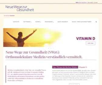 NWZG.de(Neue Wege zur Gesundheit) Screenshot