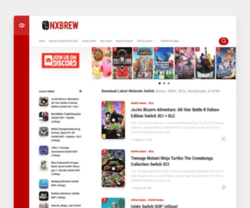 NXbrew.com(Free Nintendo Switch Gaming XCI) Screenshot
