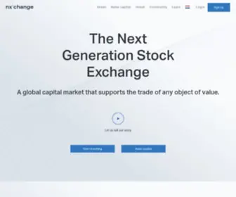 NXchange.com(Nxchange is an Amsterdam) Screenshot