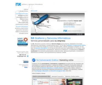 NXgsi.com(NX Grafismo y Servicios Informáticos) Screenshot