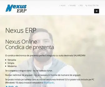 NXM.ro(Soluții software inteligente pentru afaceri. Nexus ERP te ajută să) Screenshot