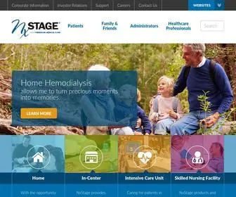 NXstage.com(Hemodialysis at Home or In) Screenshot
