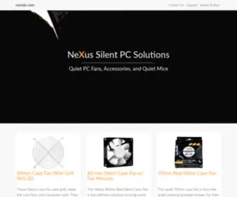 NXstek.com(Quiet PC Fans) Screenshot