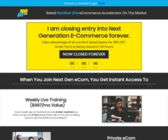 NXtgenecom.com(Next Gen eCom) Screenshot