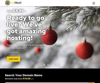 NXthost.com(NXTHost offers a variety of products and services such as web hosting) Screenshot