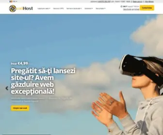NXthost.ro(Servicii de gazduire web) Screenshot