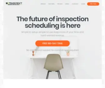 Nxtinspekt.com(Home Inspection Scheduling Software) Screenshot
