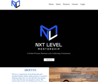 NXtlevelmentorship.com(Nxt Level) Screenshot