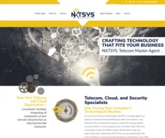 NXTSYS.com(A Leading Telecom Master Agent) Screenshot