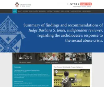 NY-Archdiocese.org(NY Archdiocese) Screenshot