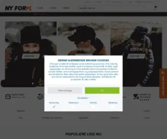 NY-Form.com(Køb sportstøj og fritidstøj online hos NY FORM) Screenshot