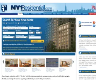 NY1Residential.com(Real Estate NYC) Screenshot