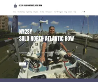 NY2SY.co.uk(NY2SY Solo North Atlantic Row) Screenshot