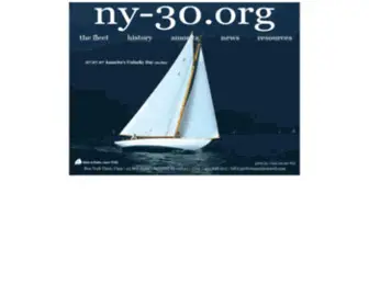 NY30.org(30 Class Association) Screenshot