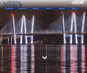 Nyack-NY.gov(The Official Website of Nyack) Screenshot