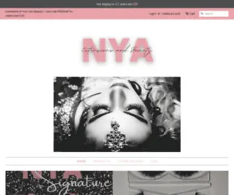 Nyaextensionsandbeauty.com(NYA Extensions and Beauty) Screenshot