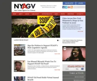 Nyagv.org(Legislative advocacy to reduce gun violence since 1993) Screenshot