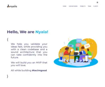 Nyala.dev(Home) Screenshot