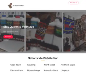 Nyangayodumoproducts.co.za(Dr Khehlelezi) Screenshot