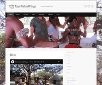 Nyaniculturalvillage.com(Nyani Cultural Village) Screenshot
