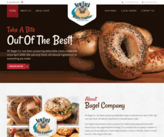 Nyauthenticbagels.com(Islandia New York Bagel Company) Screenshot