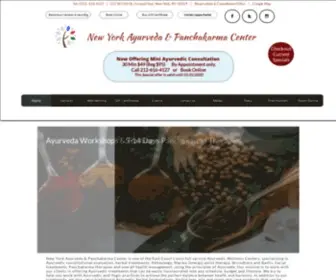 Nyayurveda.com(Ayurvedic Herbs and Skin Care Products) Screenshot