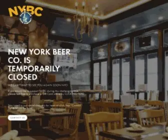 Nybeercompany.com(New York Beer Company) Screenshot