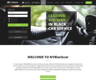 NYblackcar.com(EXECUTIVE CARS) Screenshot