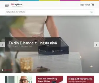 NYbloms.se(Nybloms Papper AB i Kalmar) Screenshot