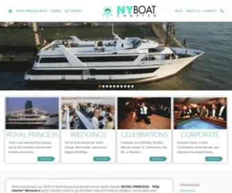Nyboatcharter.com(NY Boat Charter) Screenshot