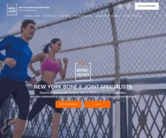 Nyboneandjoint.com(New York Bone & Joint Specialists) Screenshot