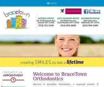 NYbracetown.com(Bracetown Orthodontics) Screenshot