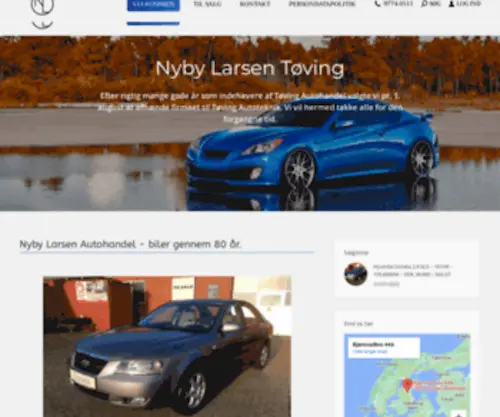 NYBY-Larsen.dk(NYBY Larsen) Screenshot