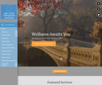 Nycacare.com(New York Chiropractic Associates) Screenshot