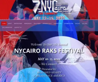 Nycairo.com(Our 7th Annual NYCairo Raks Festival April 16th) Screenshot