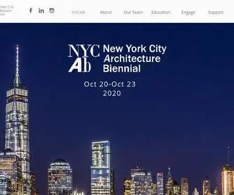 Nycarchitecturebiennial.org(NYCAB) Screenshot