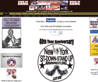 Nycarms.com(Professional Armwrestling Rules) Screenshot