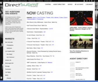 Nycastings.com(NYCastings is a casting wire service providing castings to directors and producers in Film) Screenshot