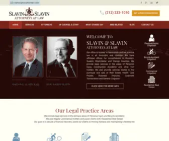 Nycattorneys.com(Slavin & Slavin Attorneys at Law) Screenshot