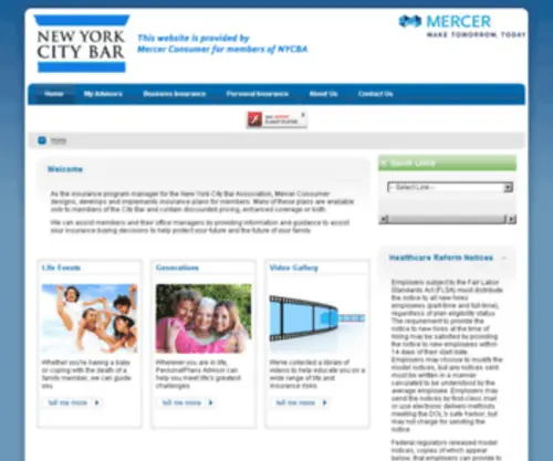 NYcbamemberinsurance.com(NYcbamemberinsurance) Screenshot