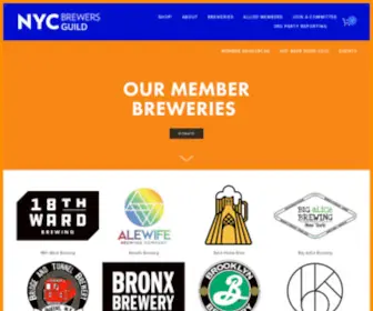 NYCbrewed.com(NYC Brewers Guild) Screenshot