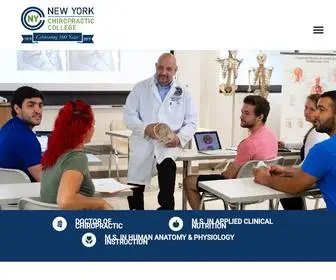 NYCC.edu(Northeast College of Health Sciences) Screenshot