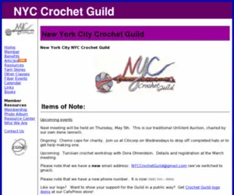 NYCcrochetguild.org(NYC Crochet Guild) Screenshot