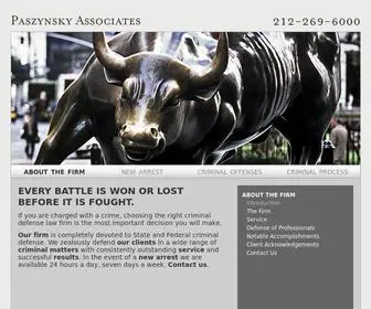 NYCDefense.com(New York Criminal Lawyer) Screenshot