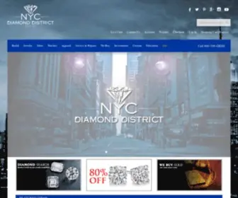 NYCDiamonddistrict.com(NYC Diamond District) Screenshot